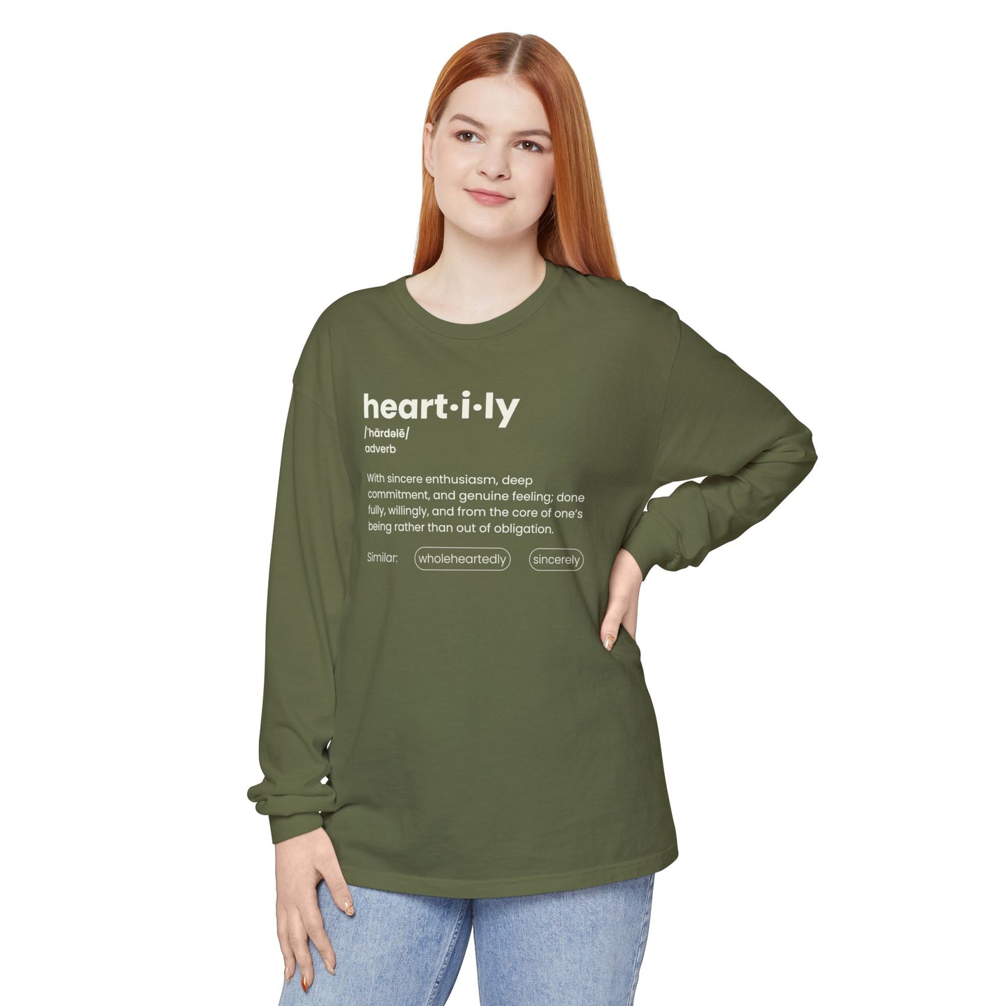 Heartily Definition Long Sleeve Tee