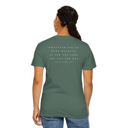 Plain Heartily Scripture T-Shirt