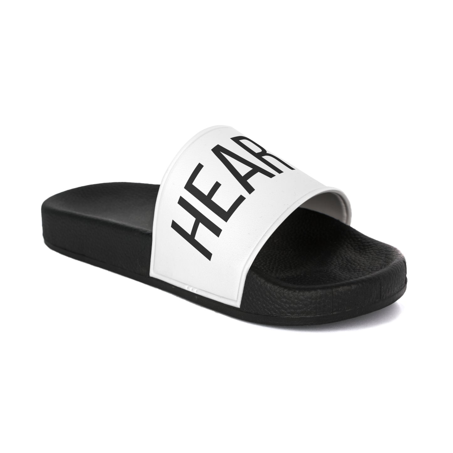 "Work Heartily" Slide Sandals