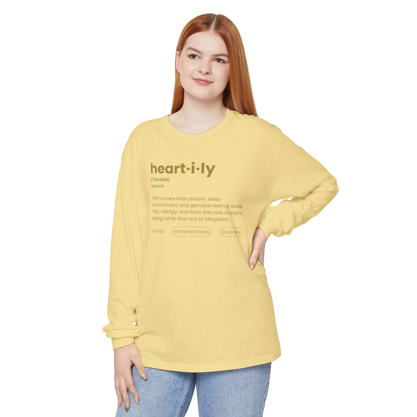 Heartily Definition Long Sleeve Tee