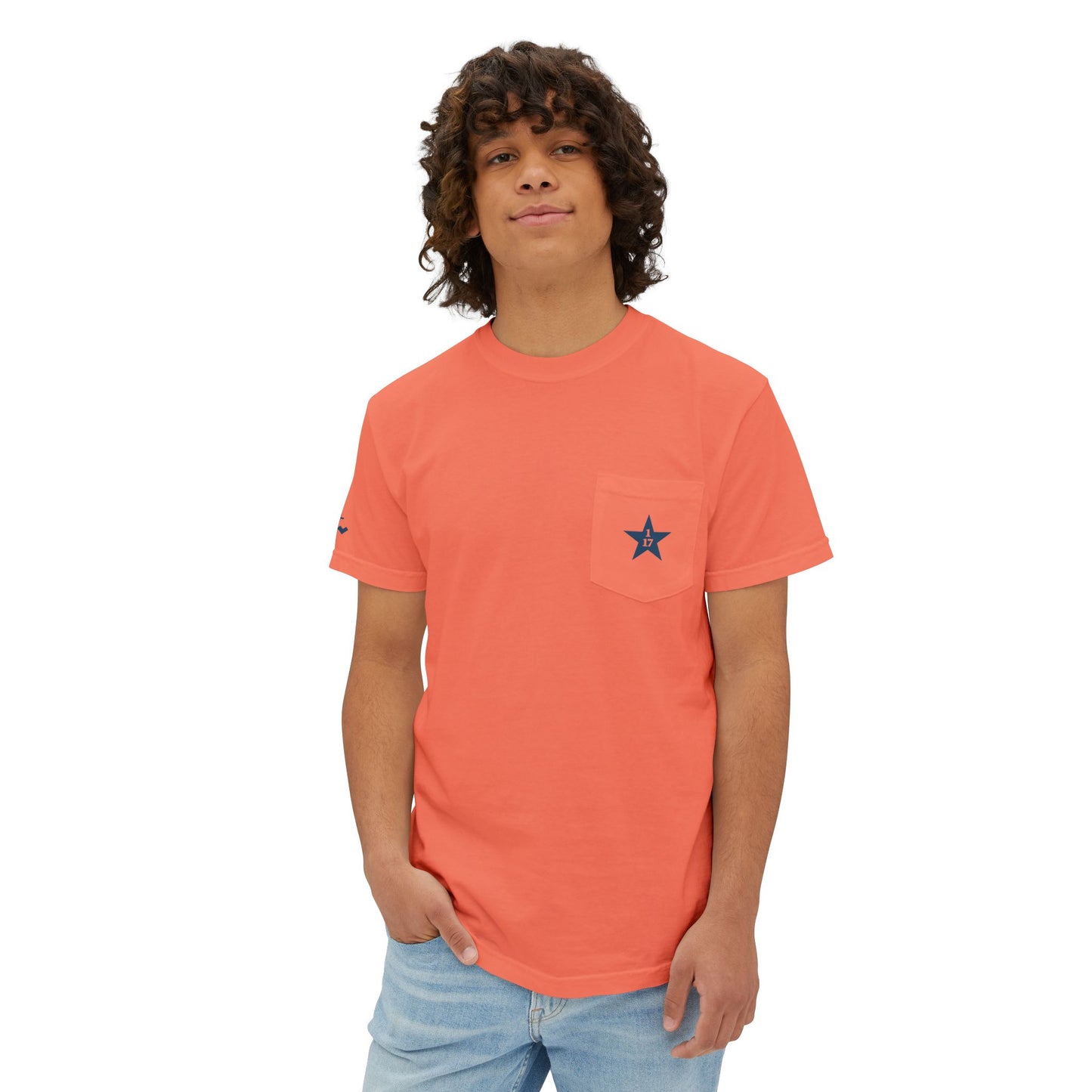 Quote & Graphic Pocket T-Shirt