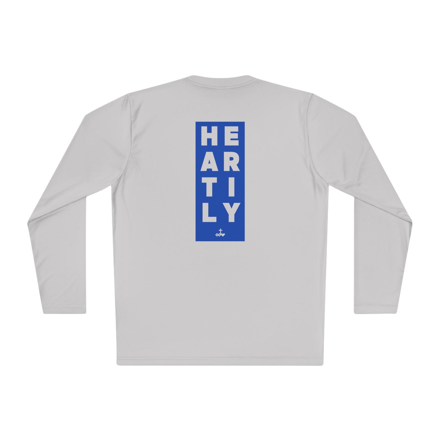 Block Border Text Performance Long Sleeve Tee