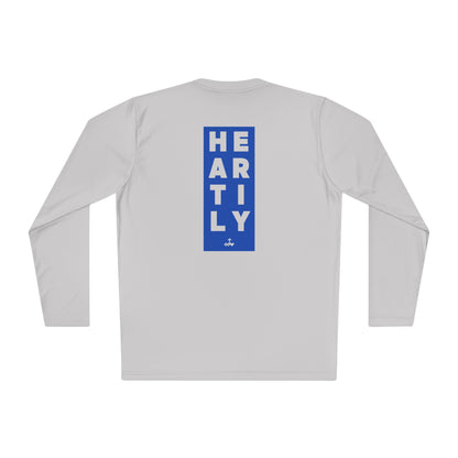 Block Border Text Performance Long Sleeve Tee