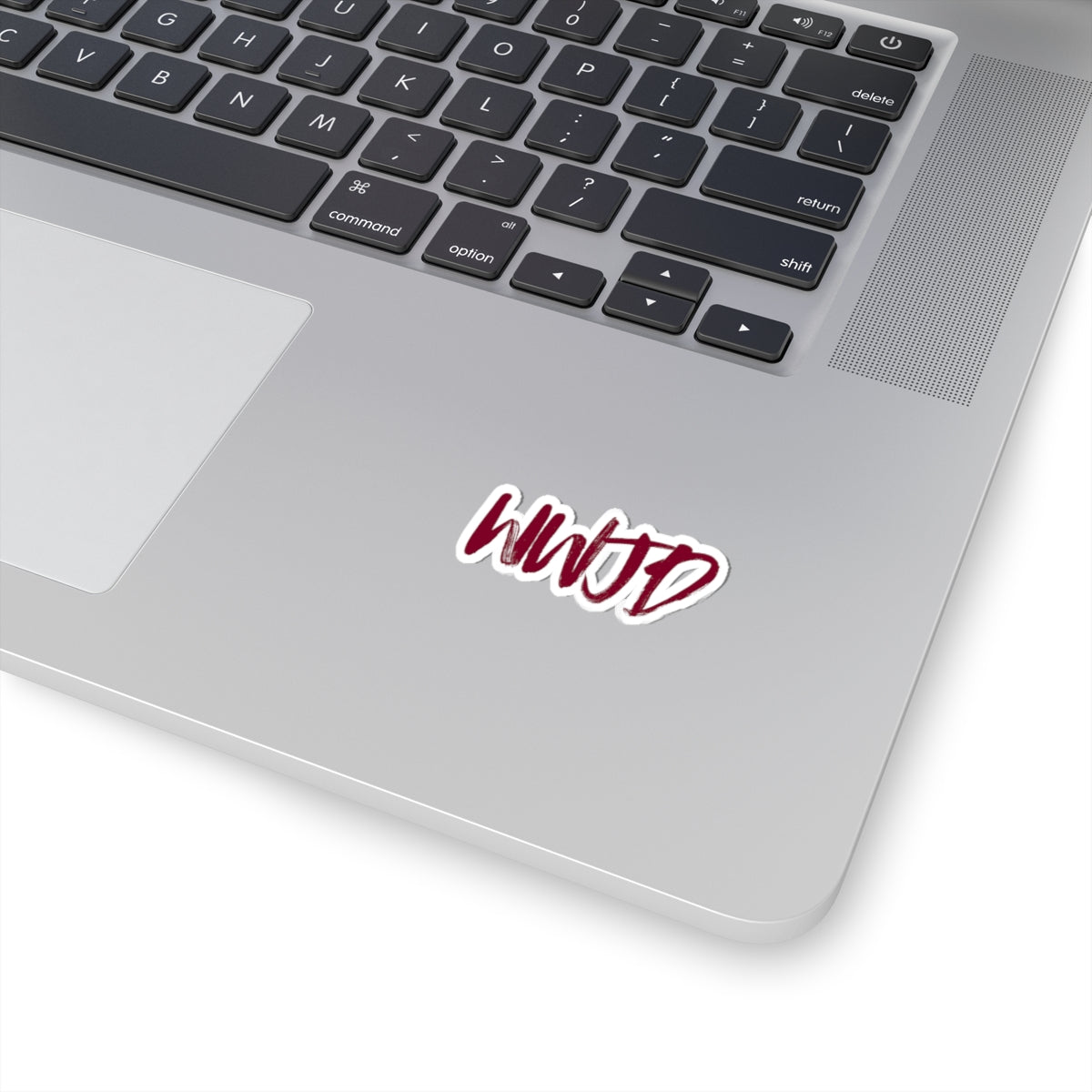 WWJD Script Sticker