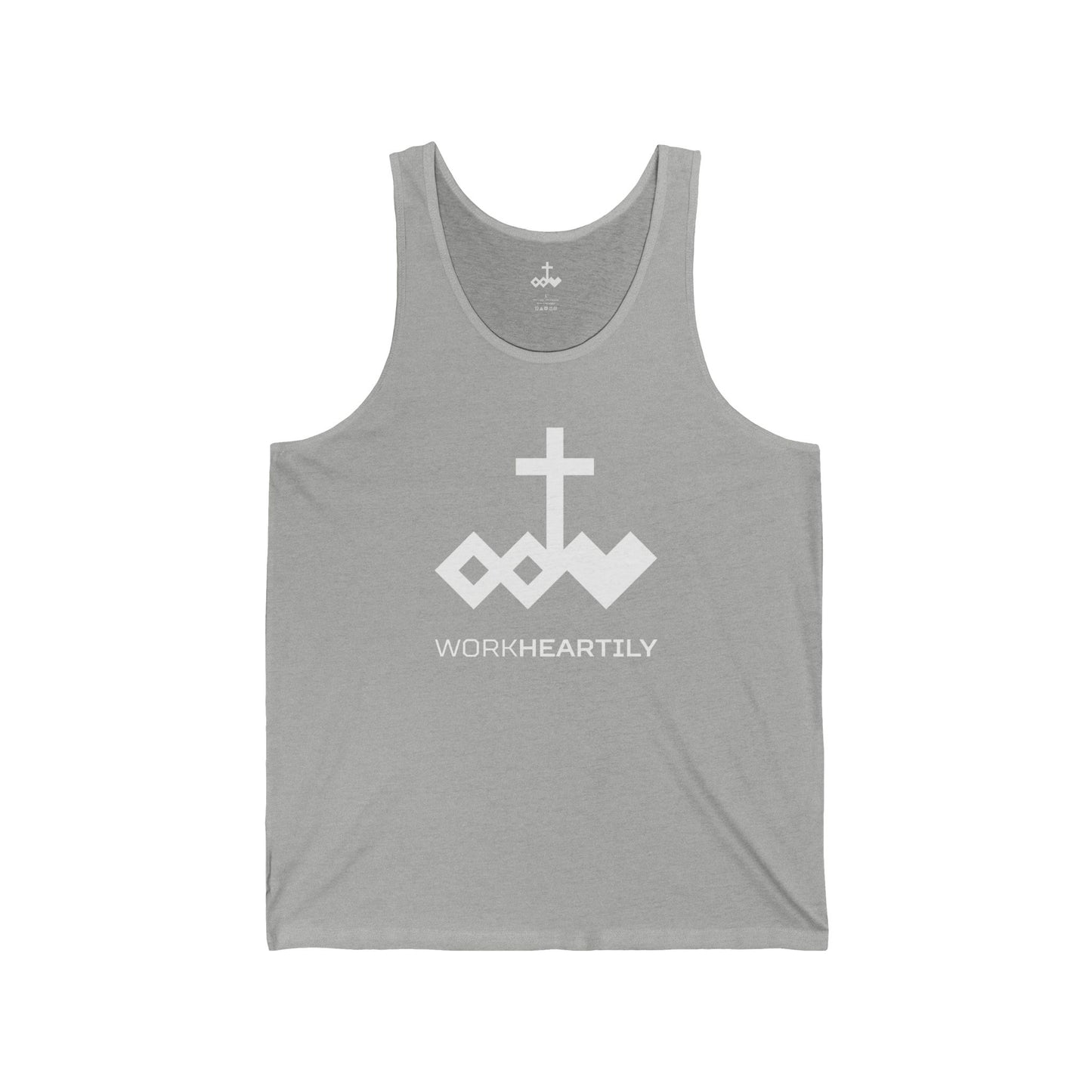 Logo & 'Work Heartily' Tank Top