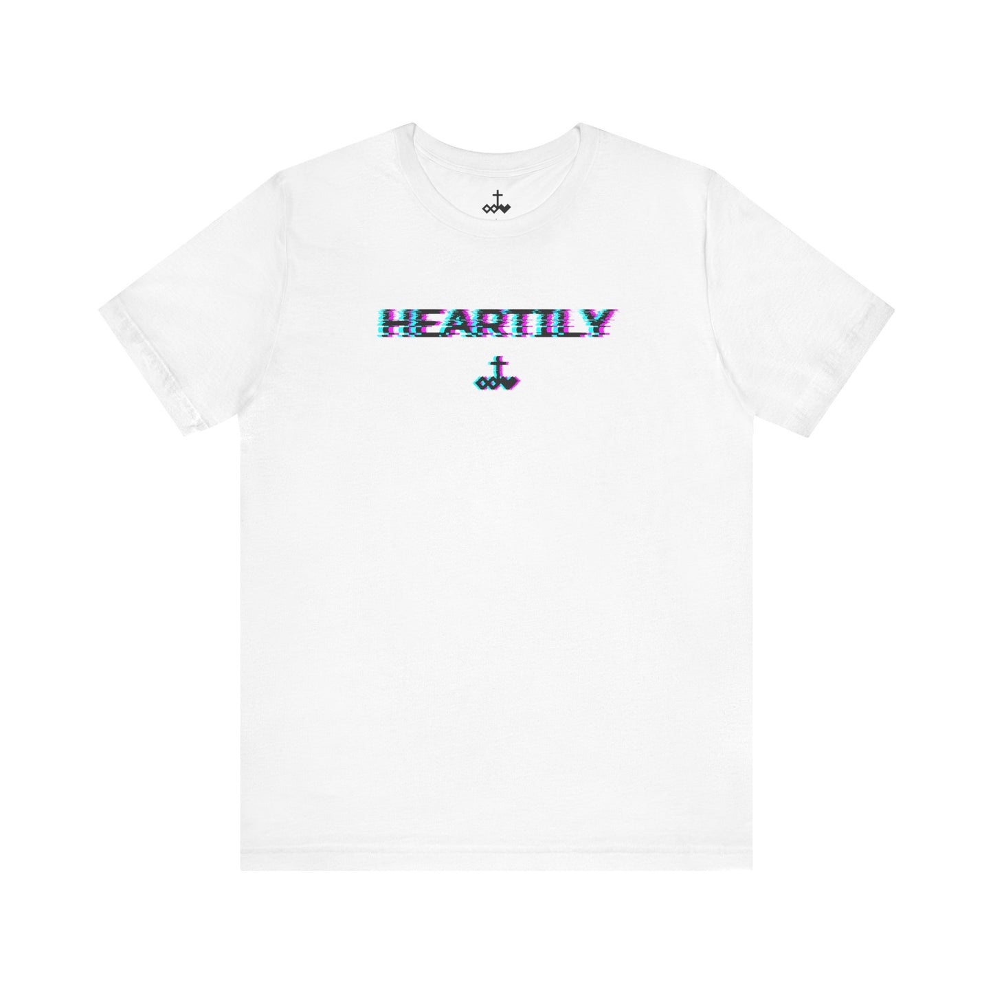 Unisex Glitch Jersey Short Sleeve Tee