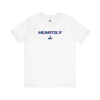 Unisex Glitch Jersey Short Sleeve Tee