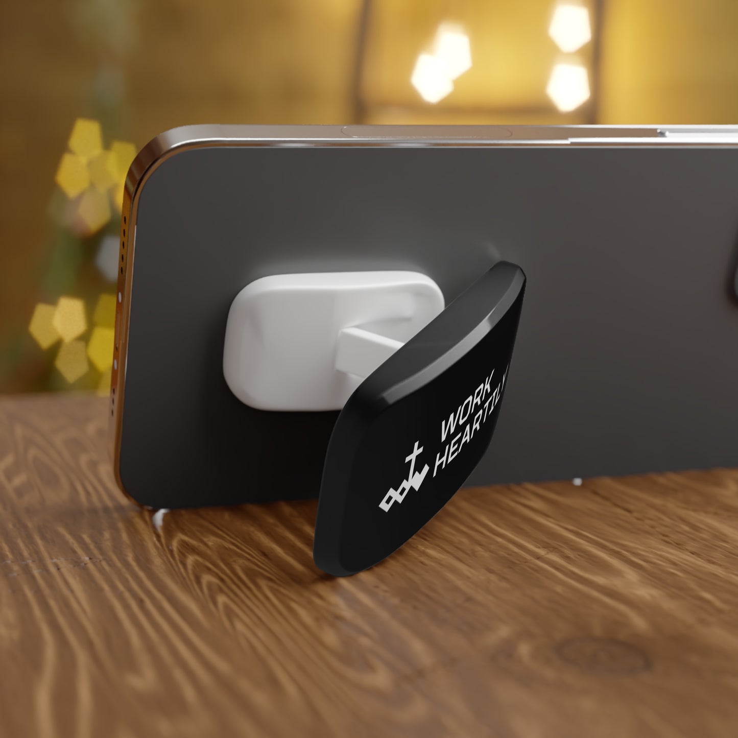 Work Heartily Click-On Phone Stand