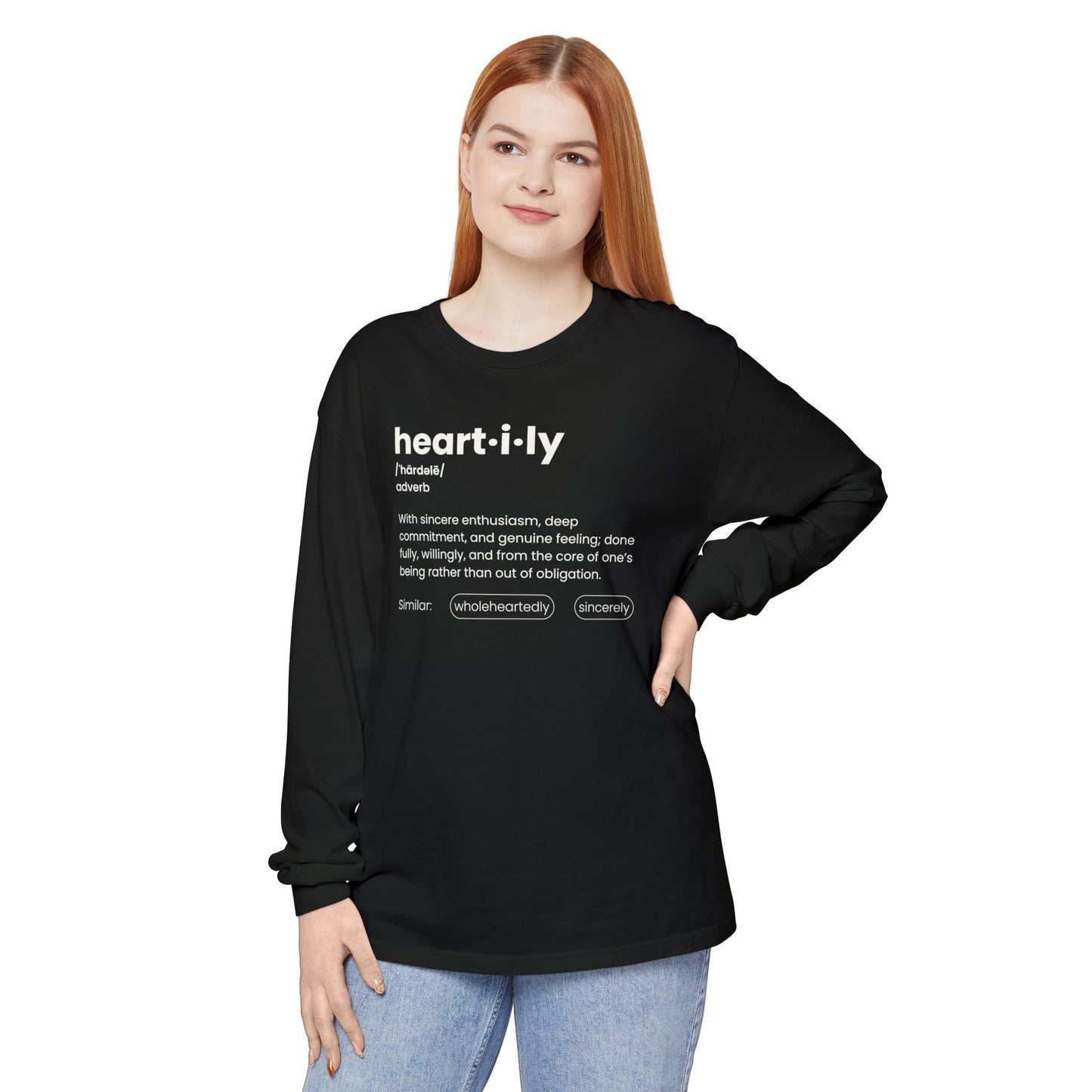 Heartily Definition Long Sleeve Tee
