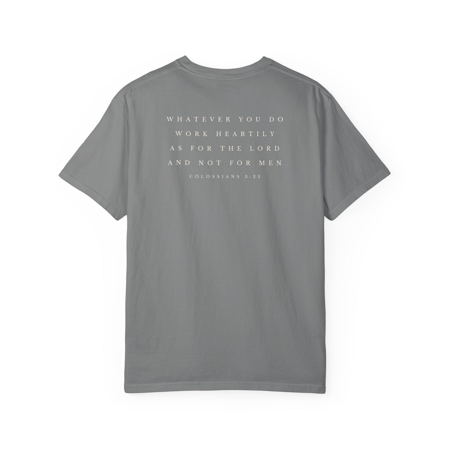 Plain Heartily Scripture T-Shirt