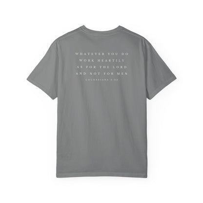 Plain Heartily Scripture T-Shirt