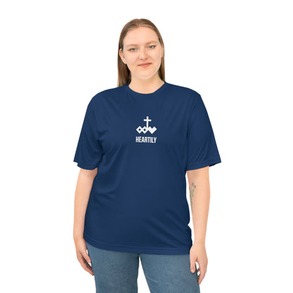 Heartly Name & Logo Performance T‑Shirt