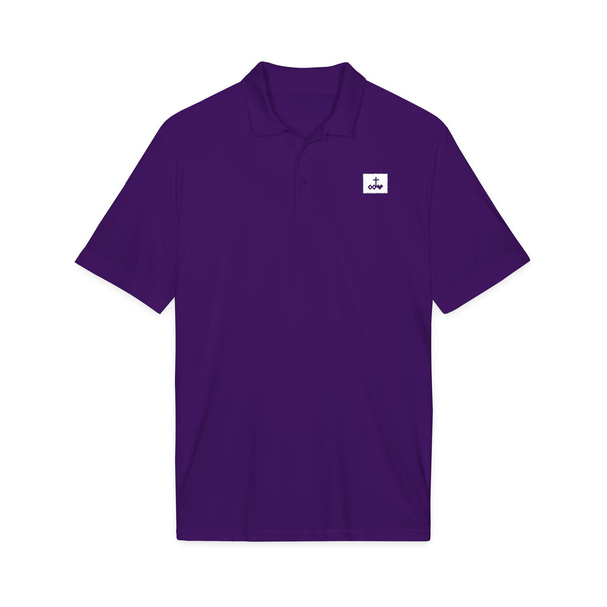 Men's Performance Polo with Small Left-Chest Logo
