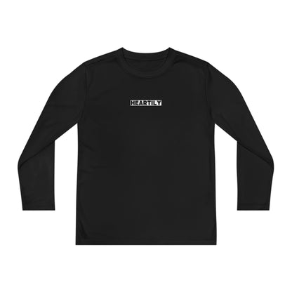Block Font Youth Long Sleeve Tee