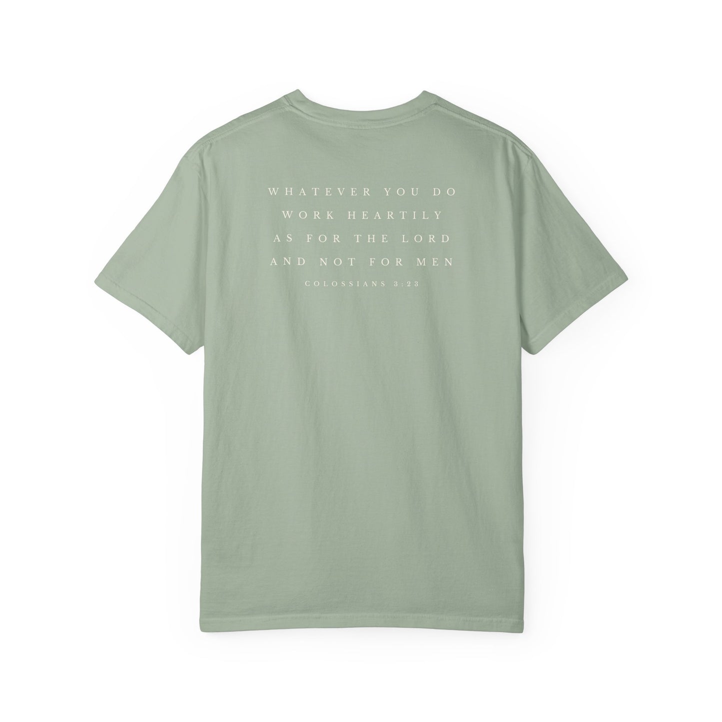 Plain Heartily Scripture T-Shirt