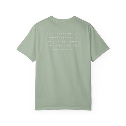 Plain Heartily Scripture T-Shirt