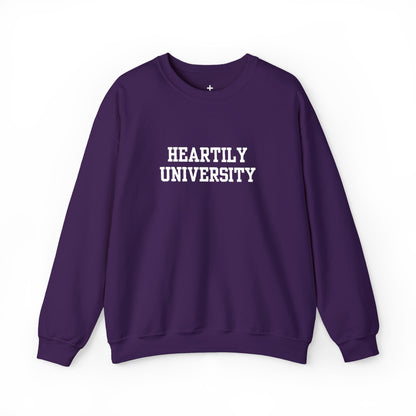 Heartily University Unisex Crewneck Sweatshirt