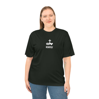 Heartly Name & Logo Performance T‑Shirt