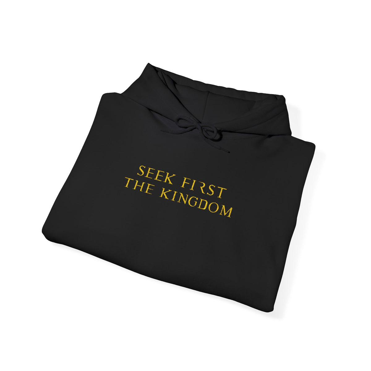 'Seek First the Kingdom' Black Pullover