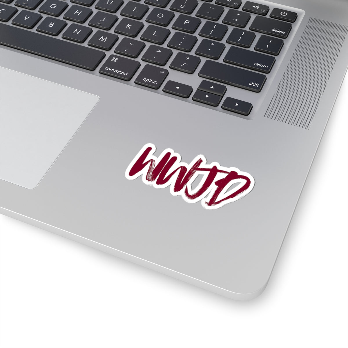 WWJD Script Sticker