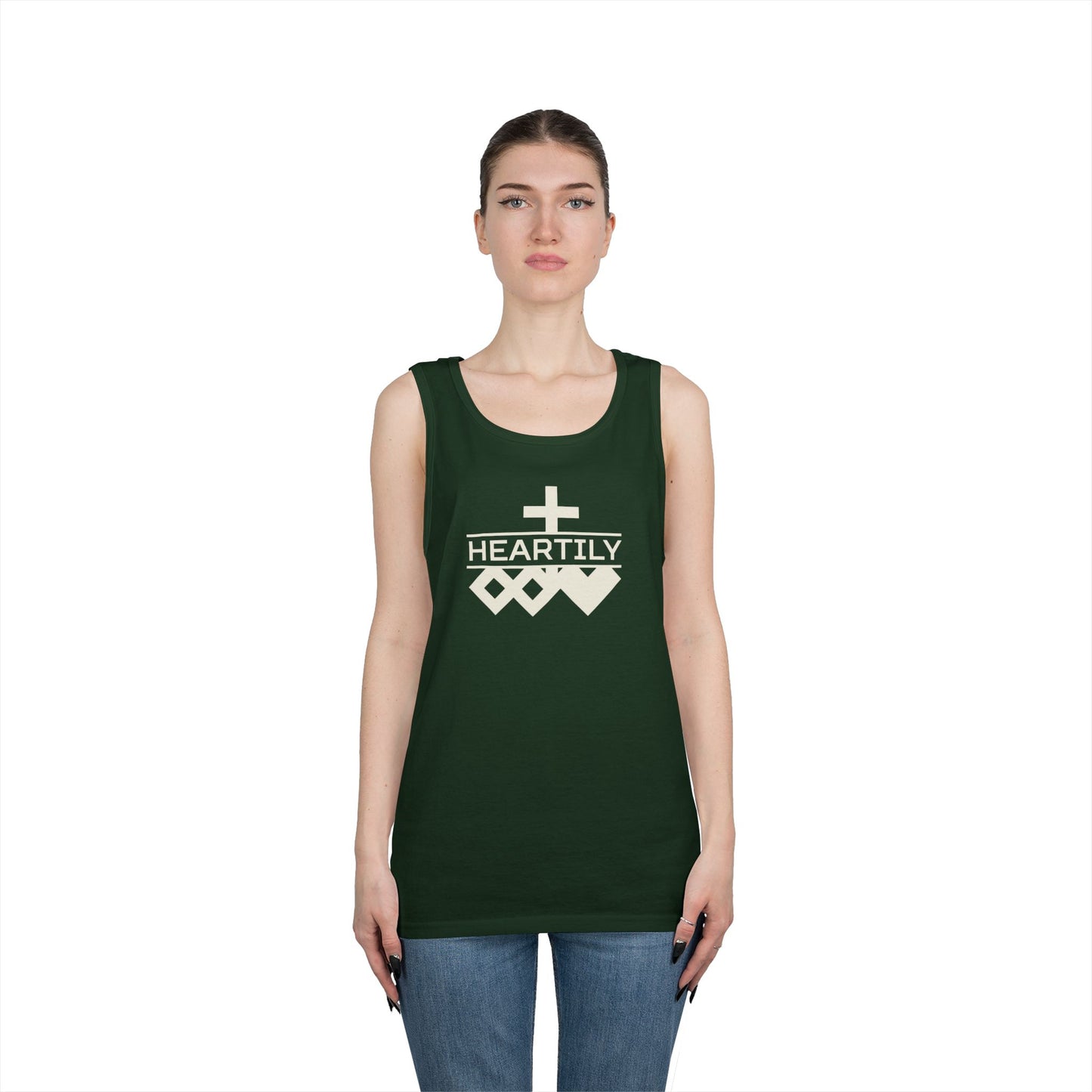 Unisex Heartily Logo Tank Top