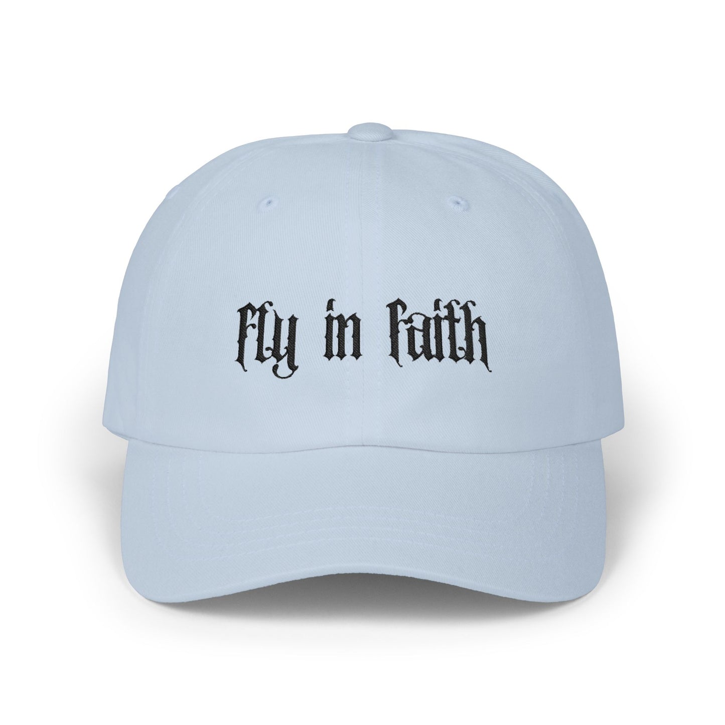 Fly in Faith Embroidered Dad Cap