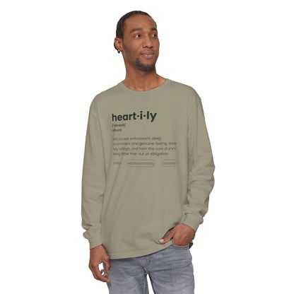 Heartily Definition Long Sleeve Tee