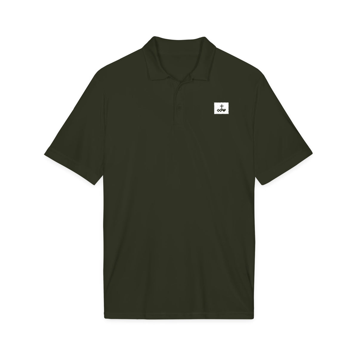 Men's Performance Polo with Small Left-Chest Logo
