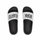 "Work Heartily" Slide Sandals