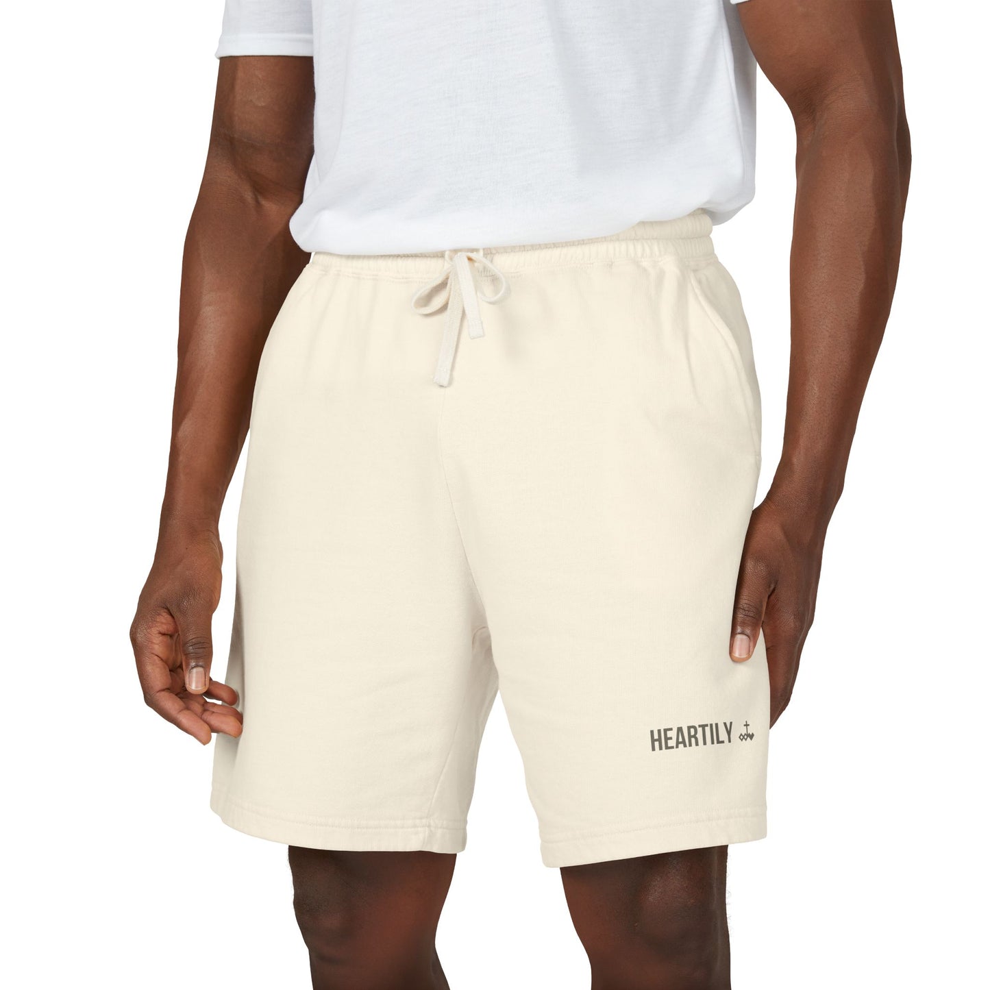 Lightweight Garment-Dyed Fleece Sweat Shorts