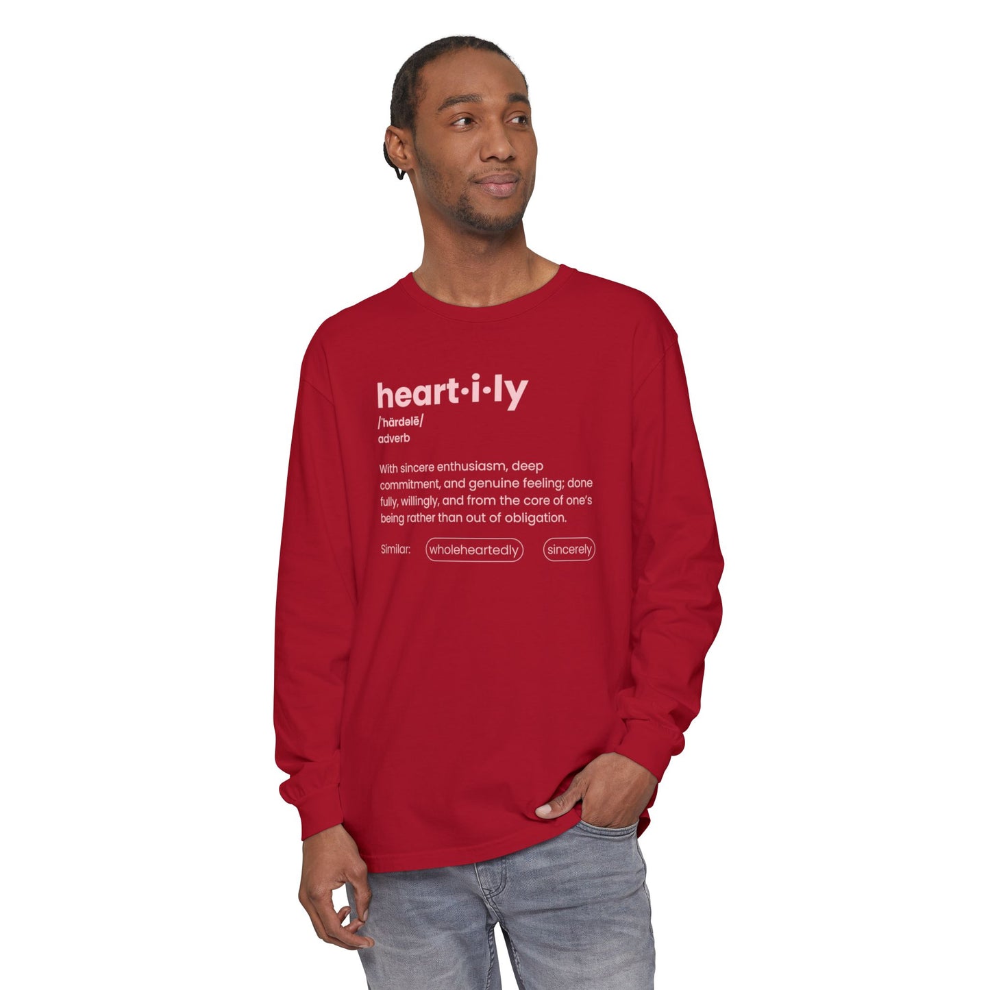 Heartily Definition Long Sleeve Tee