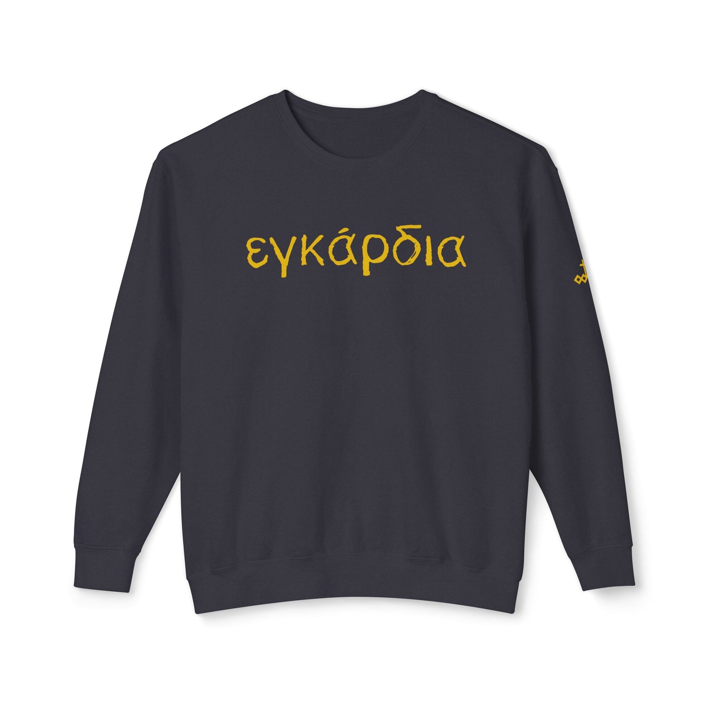 Greek "Heartily" Lightweight Crewneck Sweatshirt