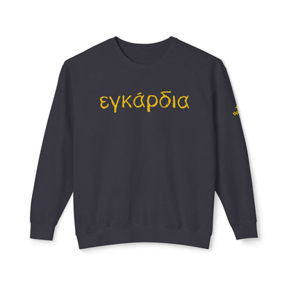 Greek "Heartily" Lightweight Crewneck Sweatshirt