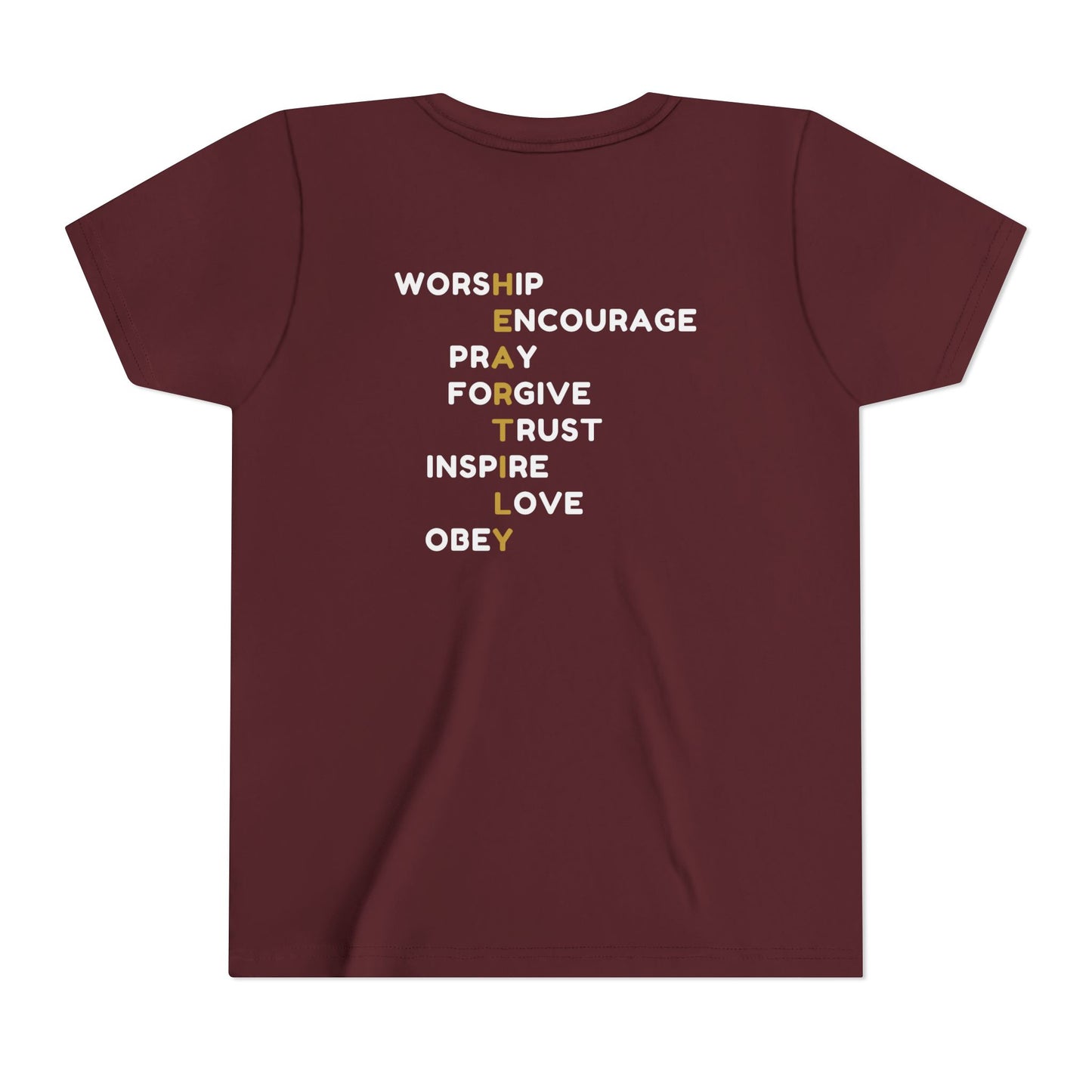 Heartily Words Youth Tee