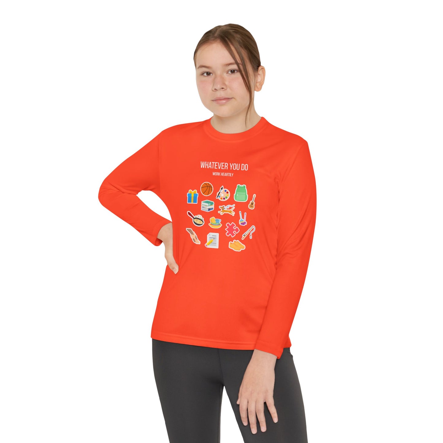 'Whatever You Do' Youth Long Sleeve Tee