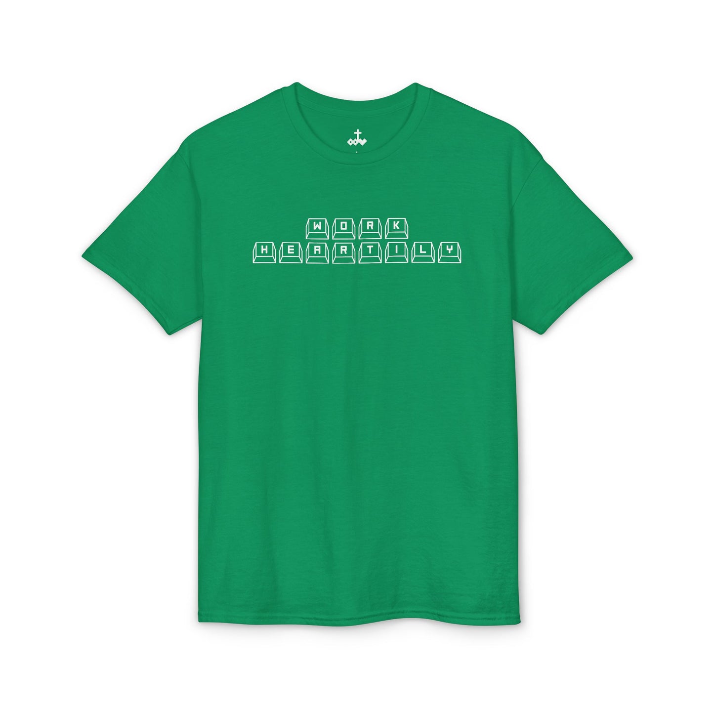 'Work Heartily' Keyboard T-Shirt