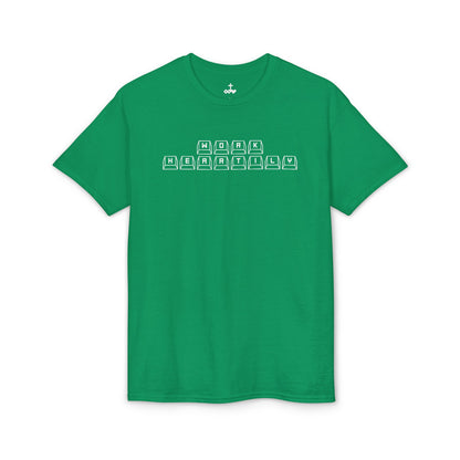 'Work Heartily' Keyboard T-Shirt