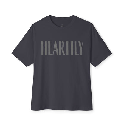 Vintage Heartily Oversized Unisex Tee