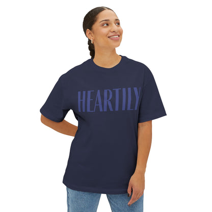 Vintage Heartily Oversized Unisex Tee