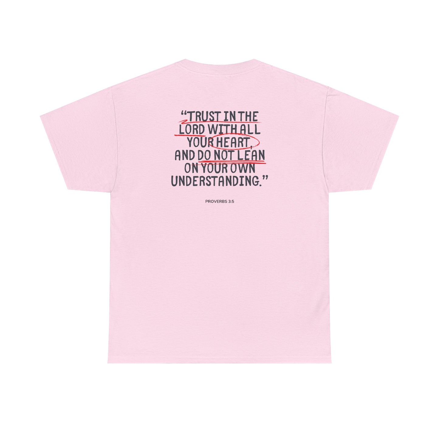 Proverbs 3:5 Bible Verse T‑Shirt