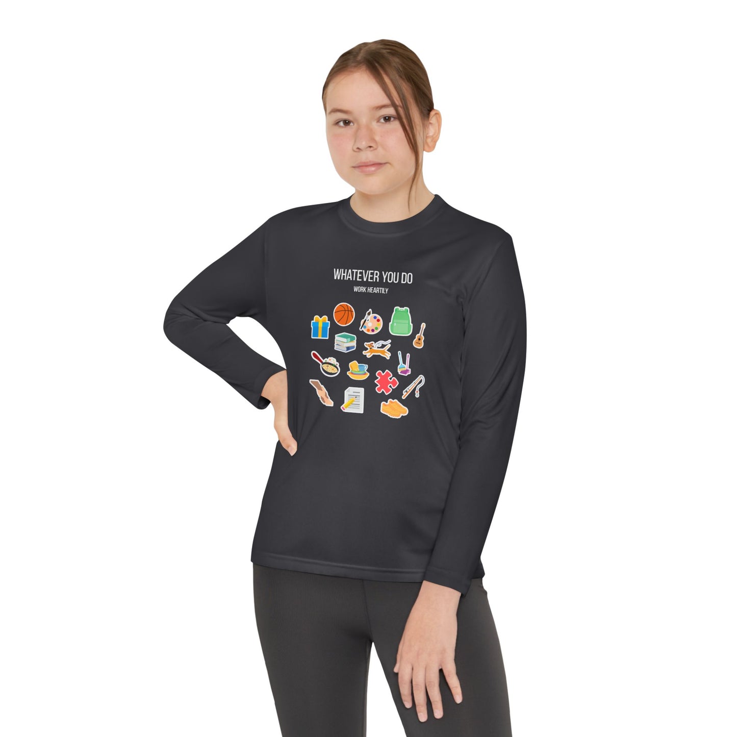 'Whatever You Do' Youth Long Sleeve Tee