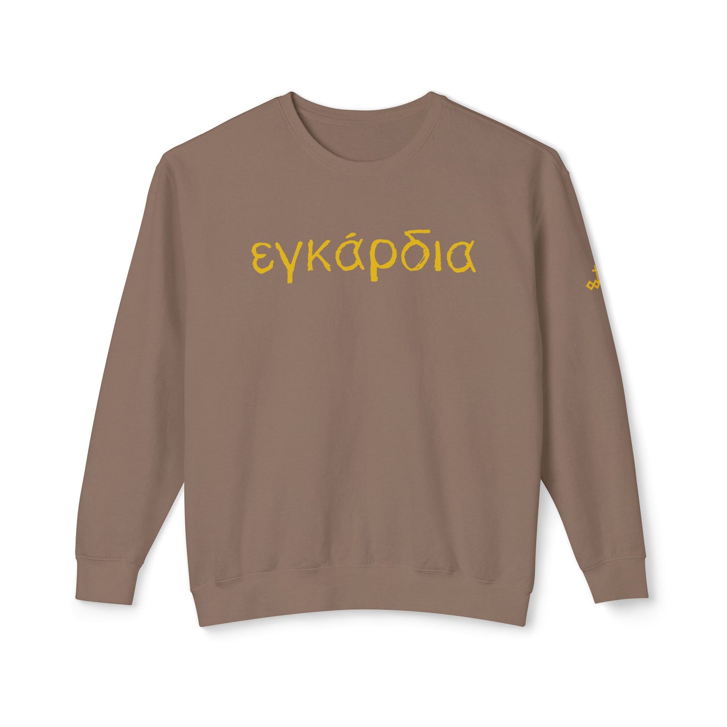 Greek "Heartily" Lightweight Crewneck Sweatshirt