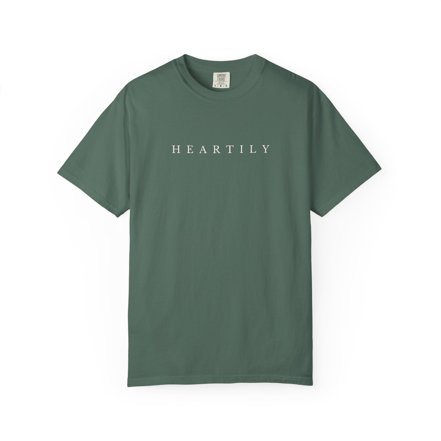 Plain Heartily Scripture T-Shirt