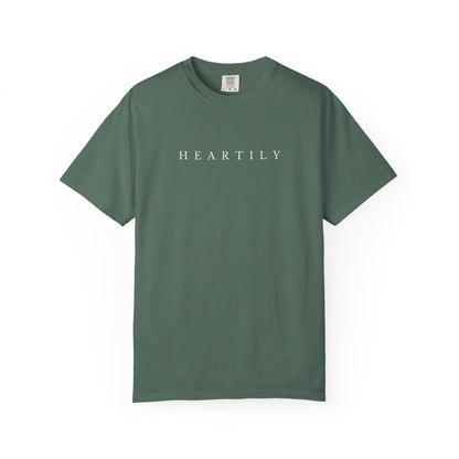 Plain Heartily Scripture T-Shirt
