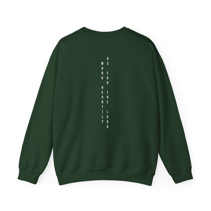 Vertical Text Crewneck Sweatshirt