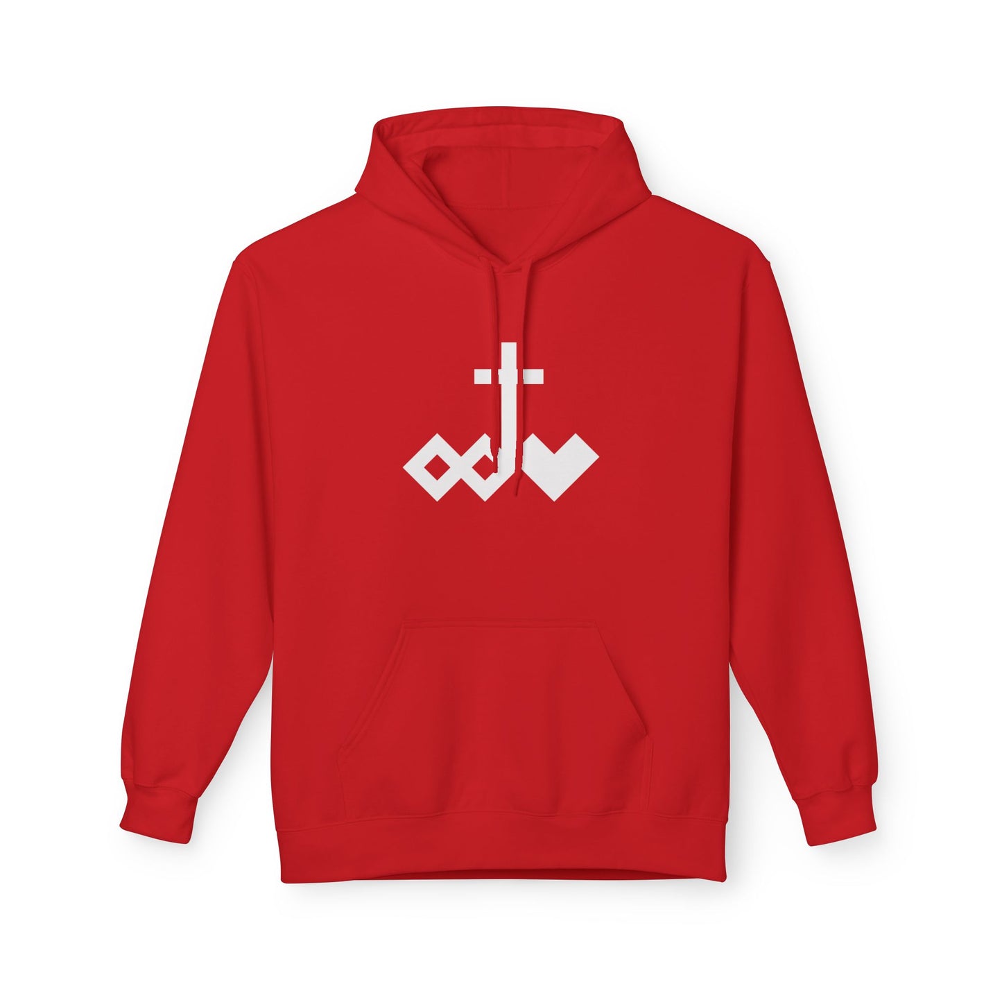 Logo Minimalist Graphic Fleece Hoodie