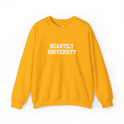 Heartily University Unisex Crewneck Sweatshirt