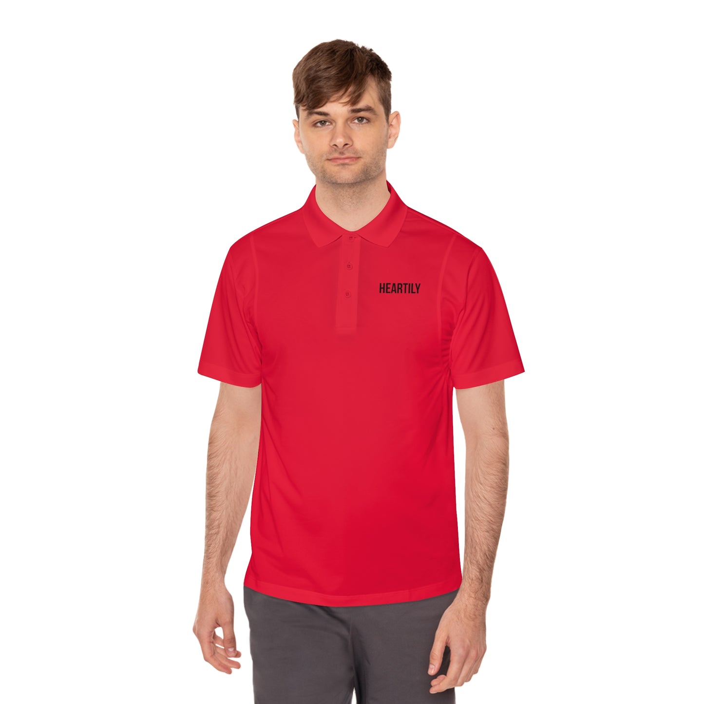 Heartily Men's Sport Polo Shirt