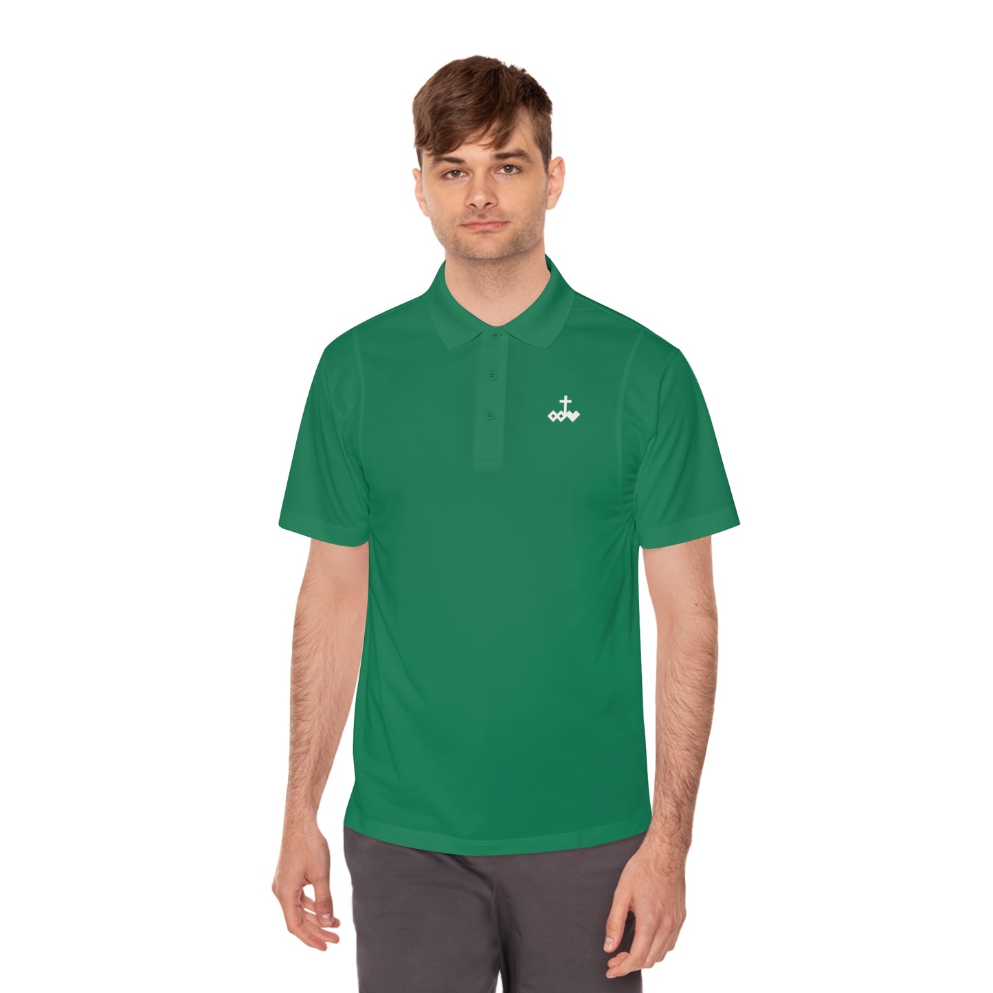 Men's Performance Polo Shirt with Logo
