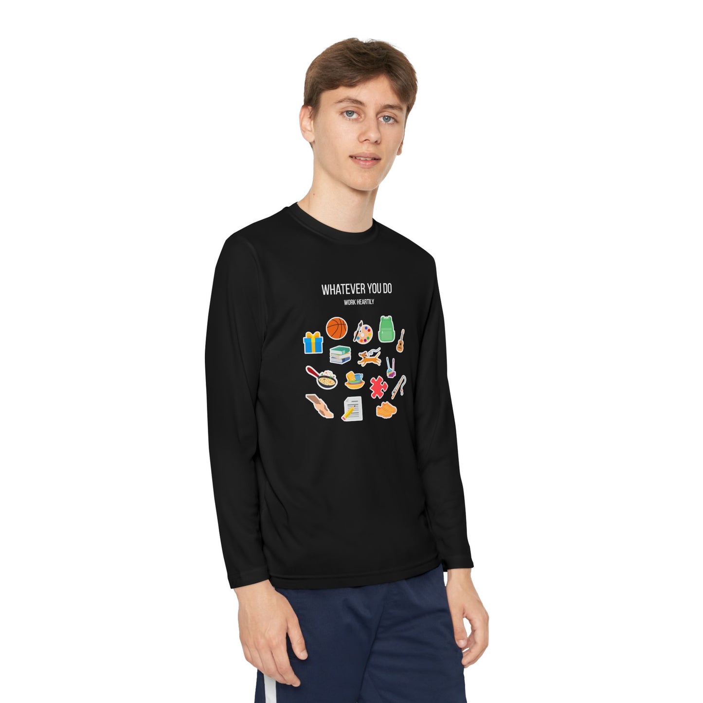'Whatever You Do' Youth Long Sleeve Tee